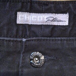 Chico's Platinum Black Jeans